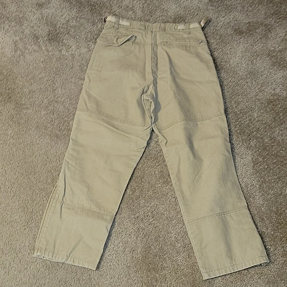 COLOMBIA OUTDOOR JEANS ZIPPER BOTTOMS ADJUSTABLE WAIST DOUBLE KNEE STYLE 34